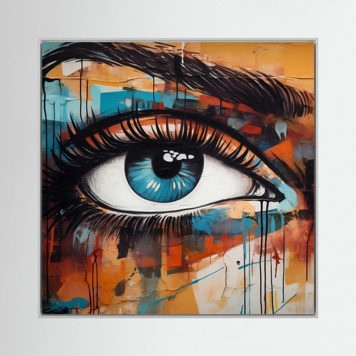 Abstract Eye Canvas