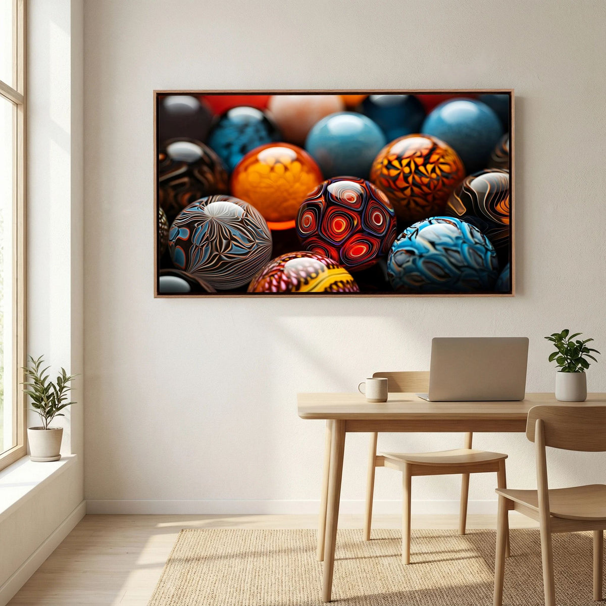 Glass Marbles Canvas