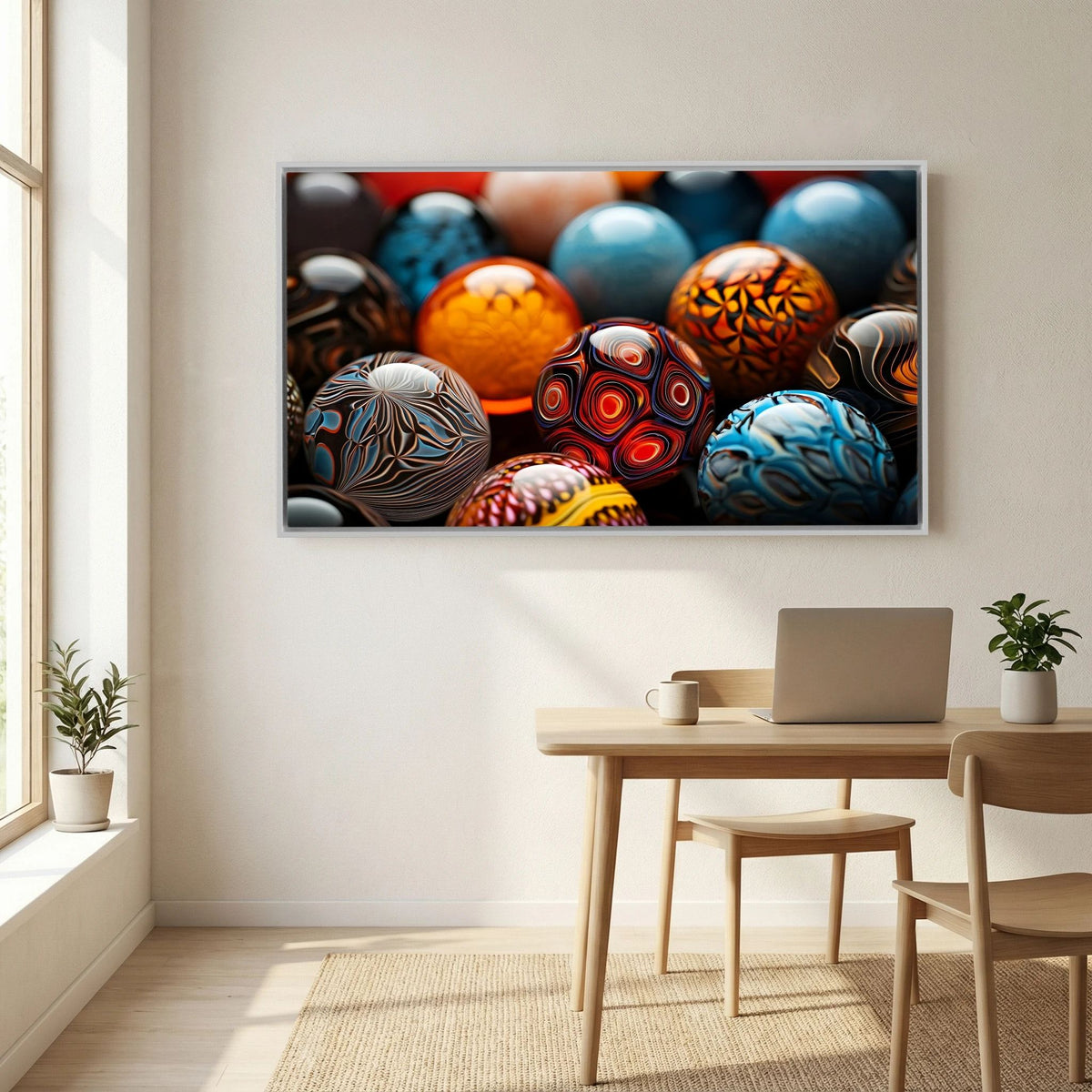 Glass Marbles Canvas