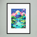 Kawaii Landscape 2 Print
