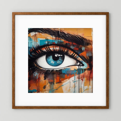 Abstract Eye Print