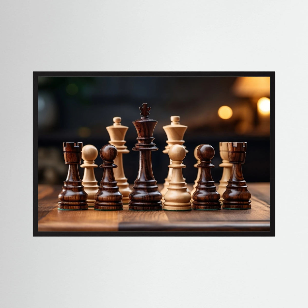 Chess Pieces Print