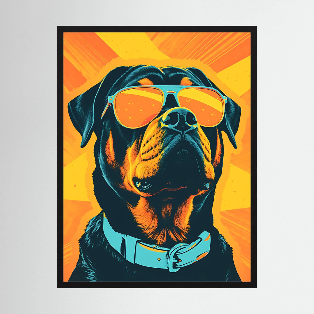 Rottweiler Pop Art Print