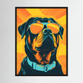 Rottweiler Pop Art Print