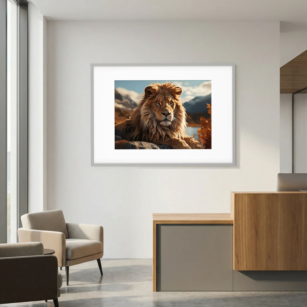 Majestic Lion Print