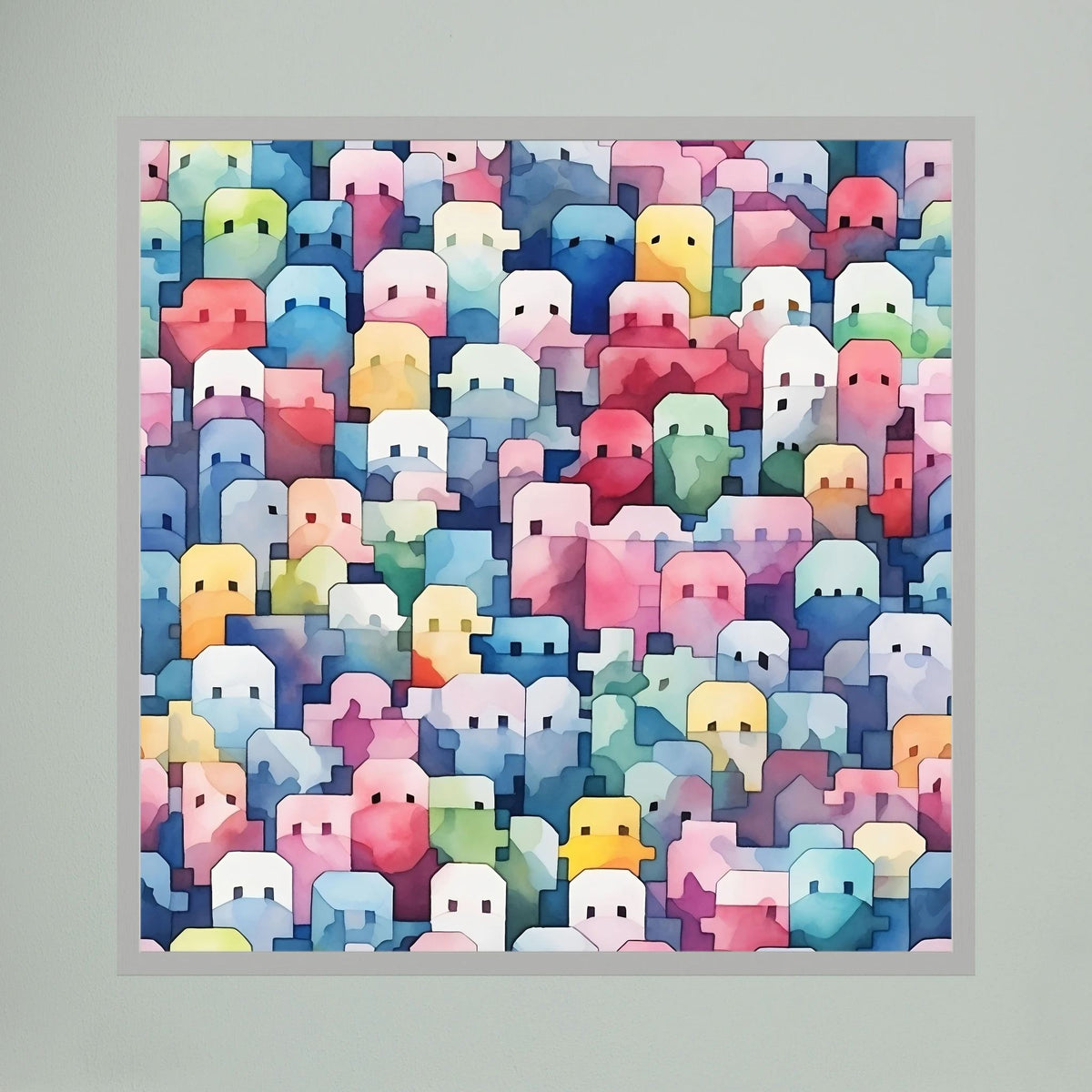 Little Faces Print