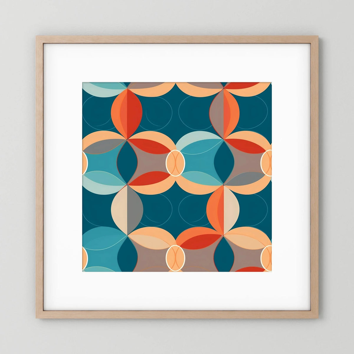 Retro Circles Print