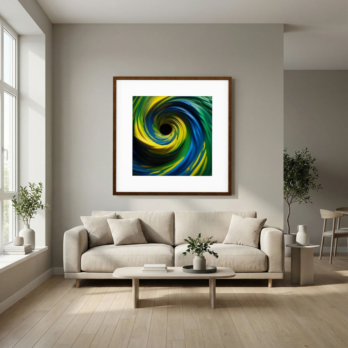 Paint Swirl Print
