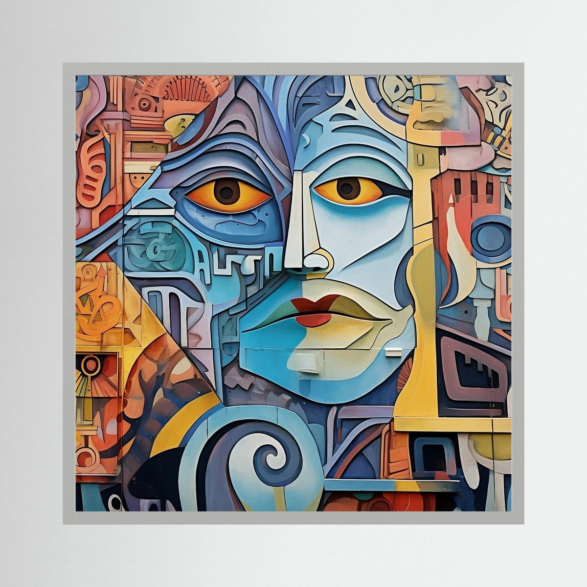 Vibrant Street Mural Print