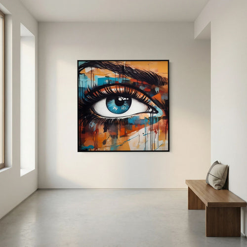Abstract Eye Canvas