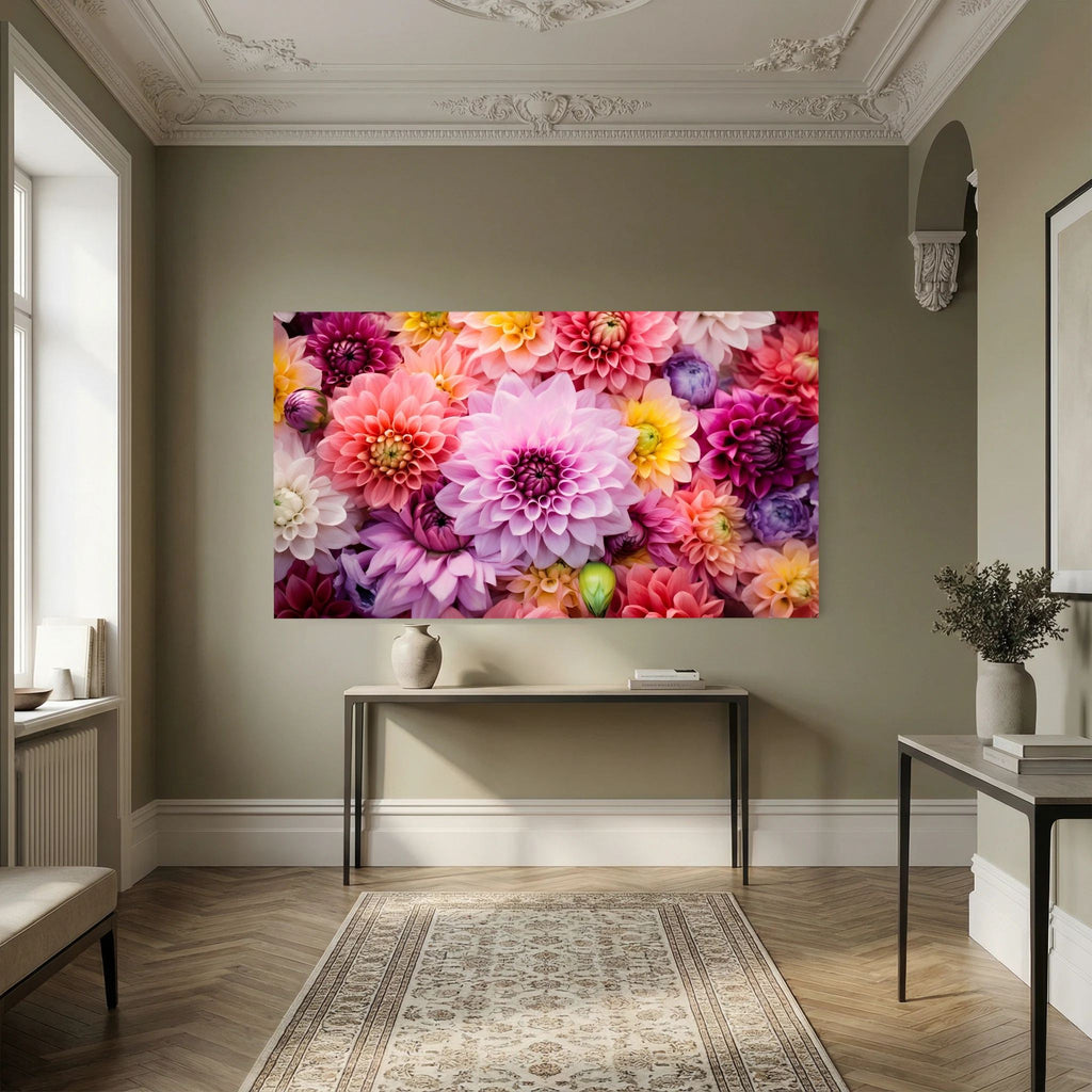 Dahlia Burst Canvas