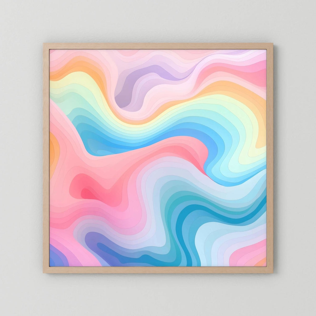 Pastel Waves Print 2