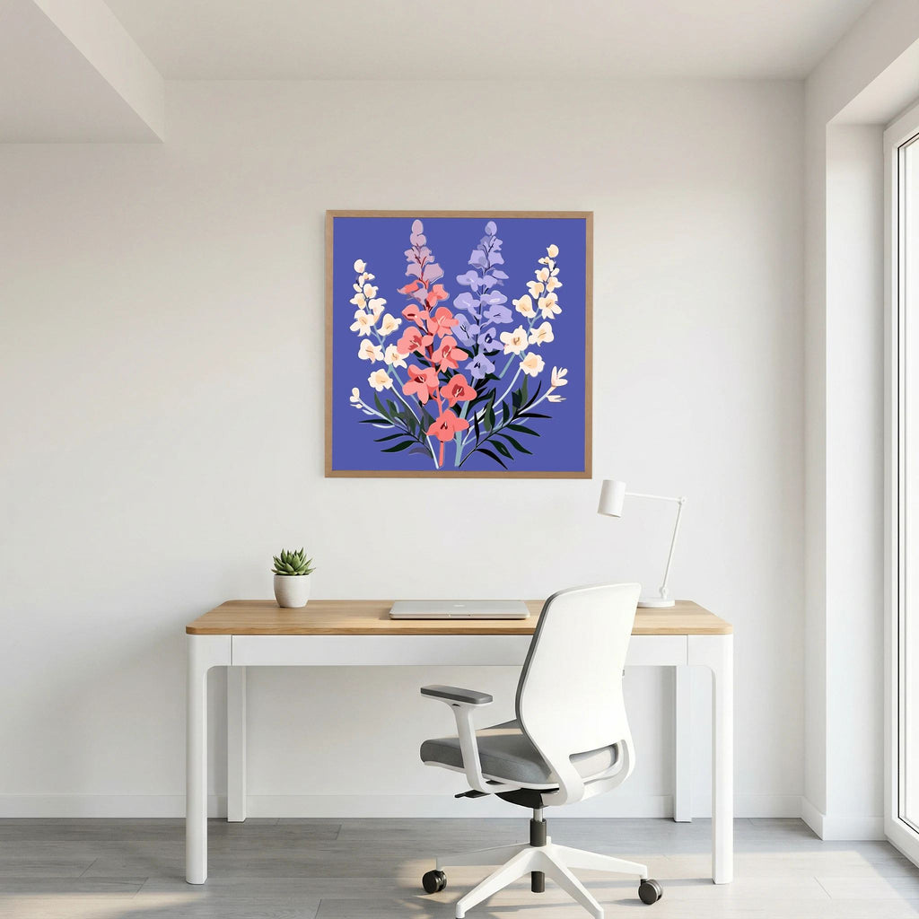 Larkspur Print