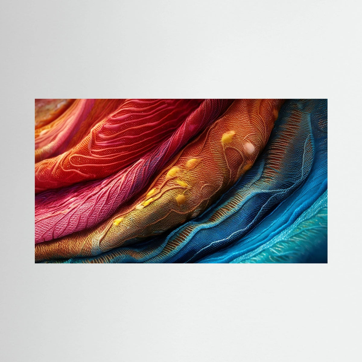 Rainbow Fabric Canvas