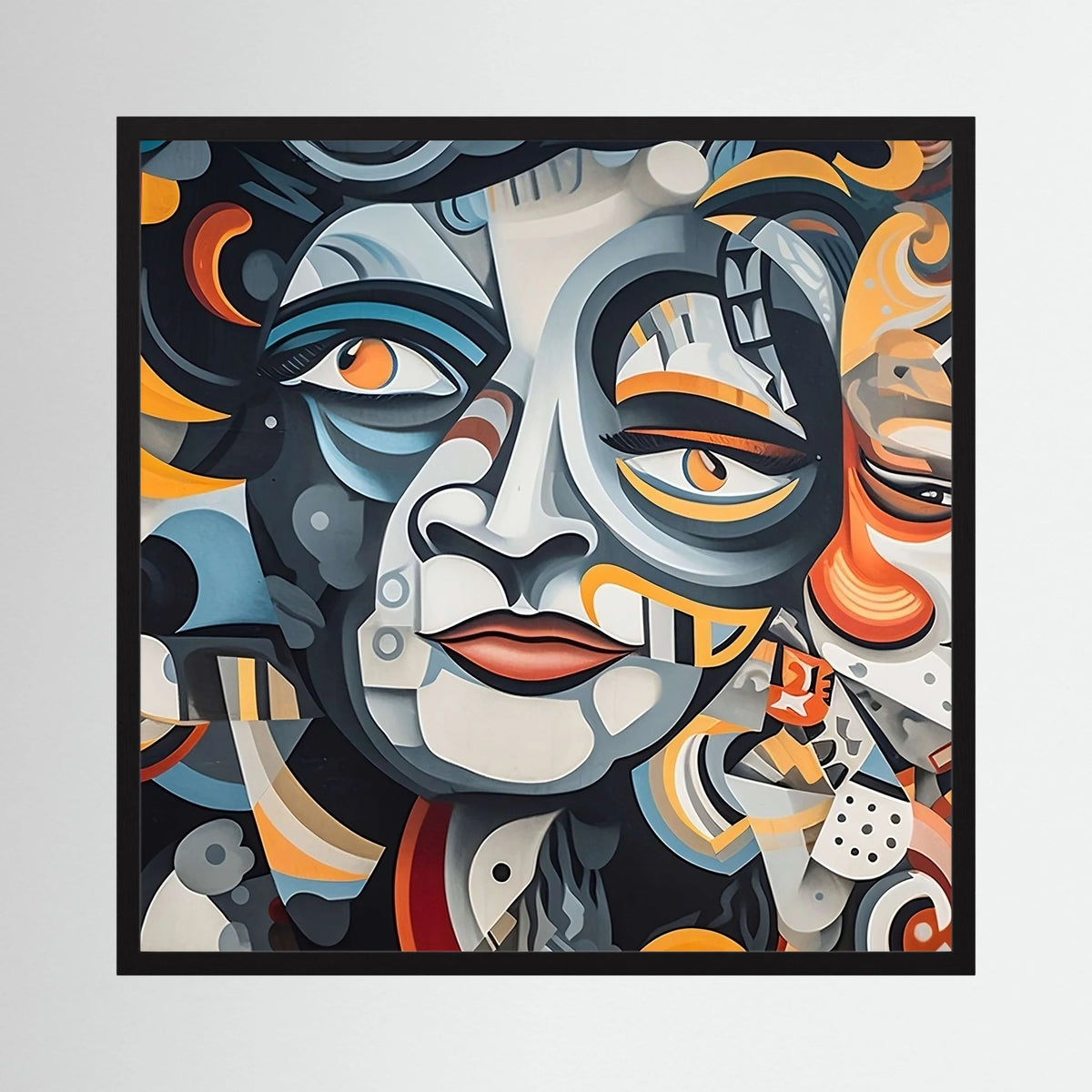 Face Mural Print