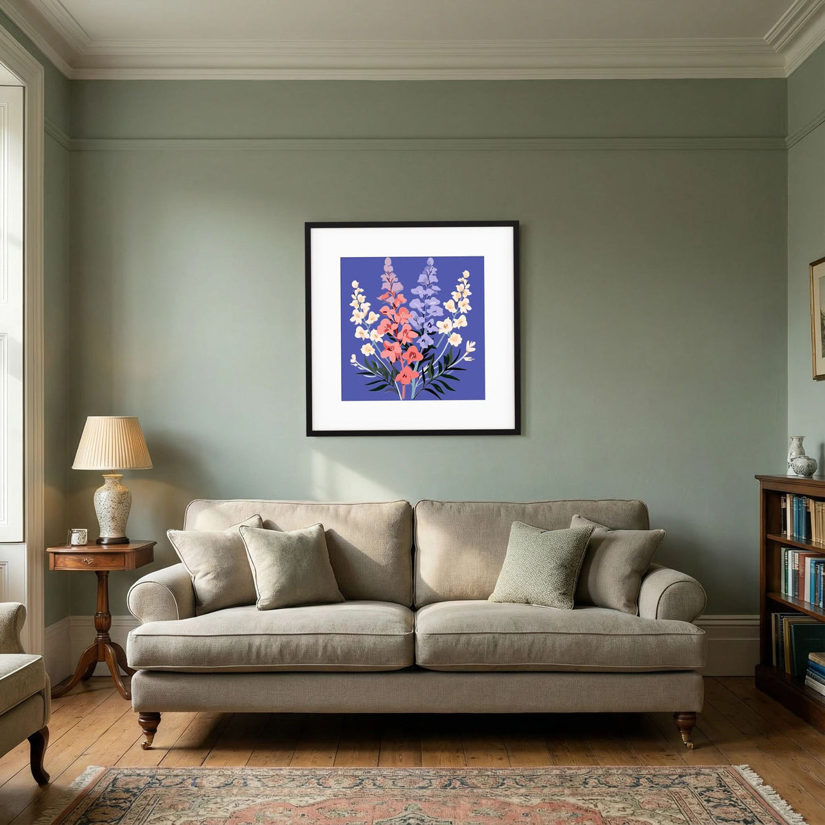 Larkspur Print