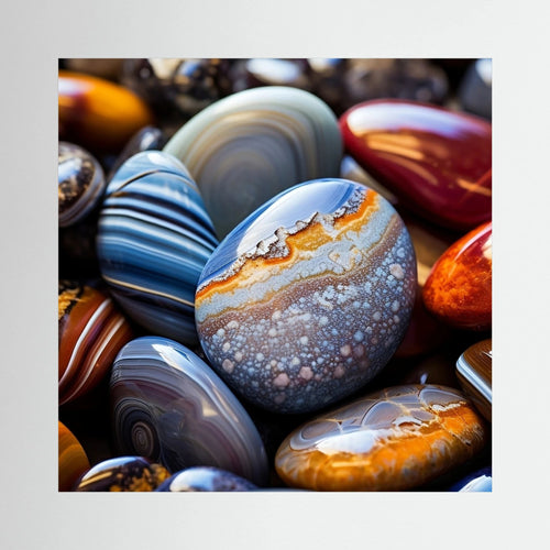 Agate Stones Canvas