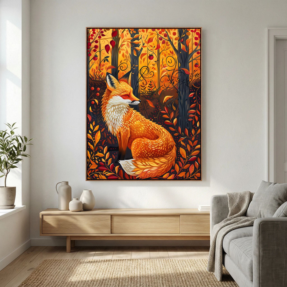 Forest Fox 1 Canvas