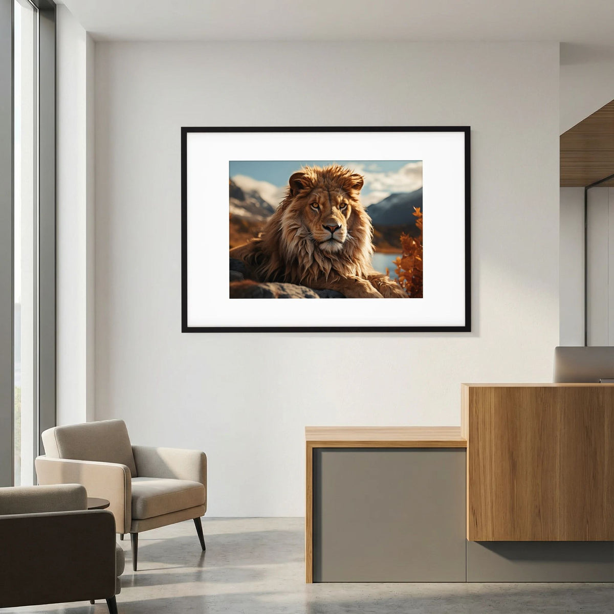 Majestic Lion Print