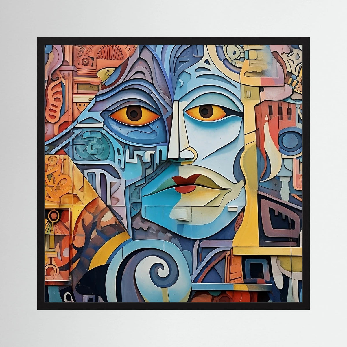 Vibrant Street Mural Print