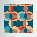 Retro Circles Canvas