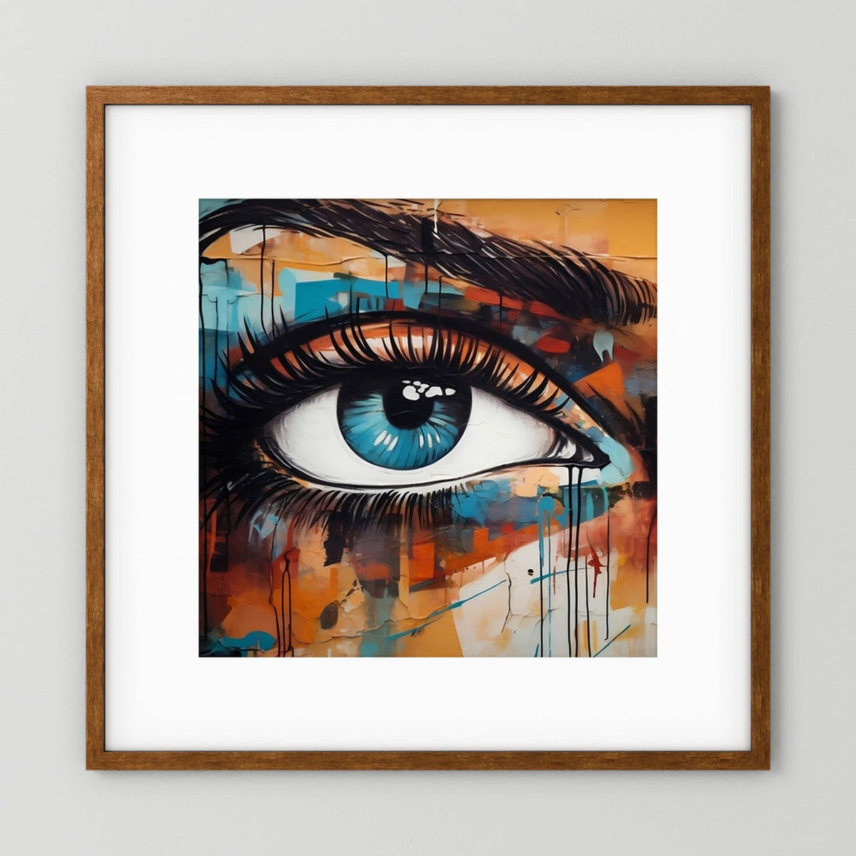 Abstract Eye Print