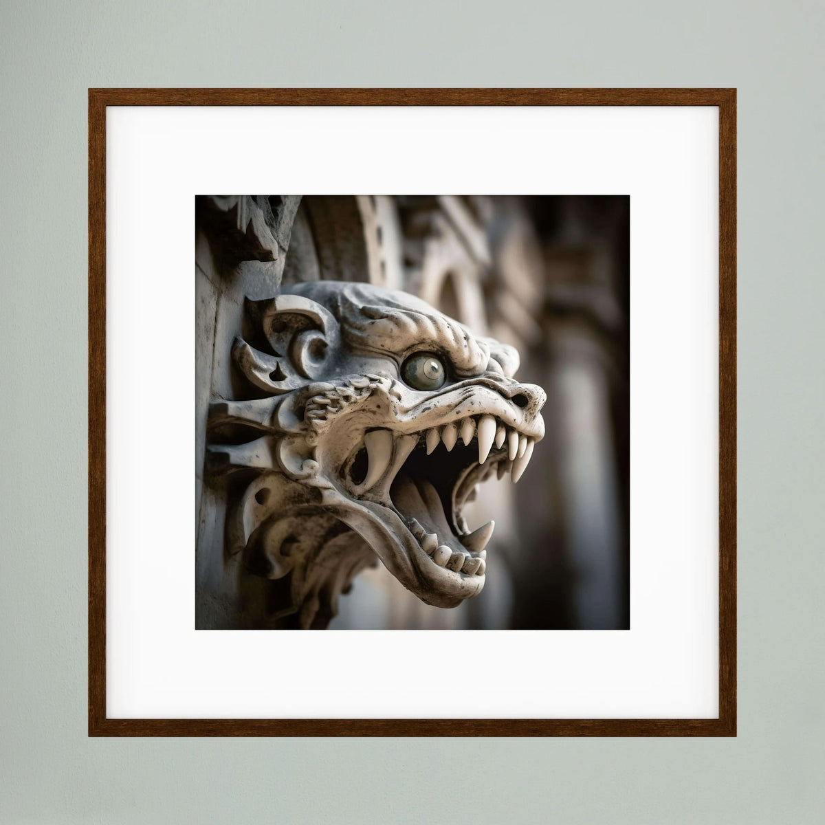 Stone Gargoyle Print