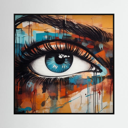 Abstract Eye Canvas