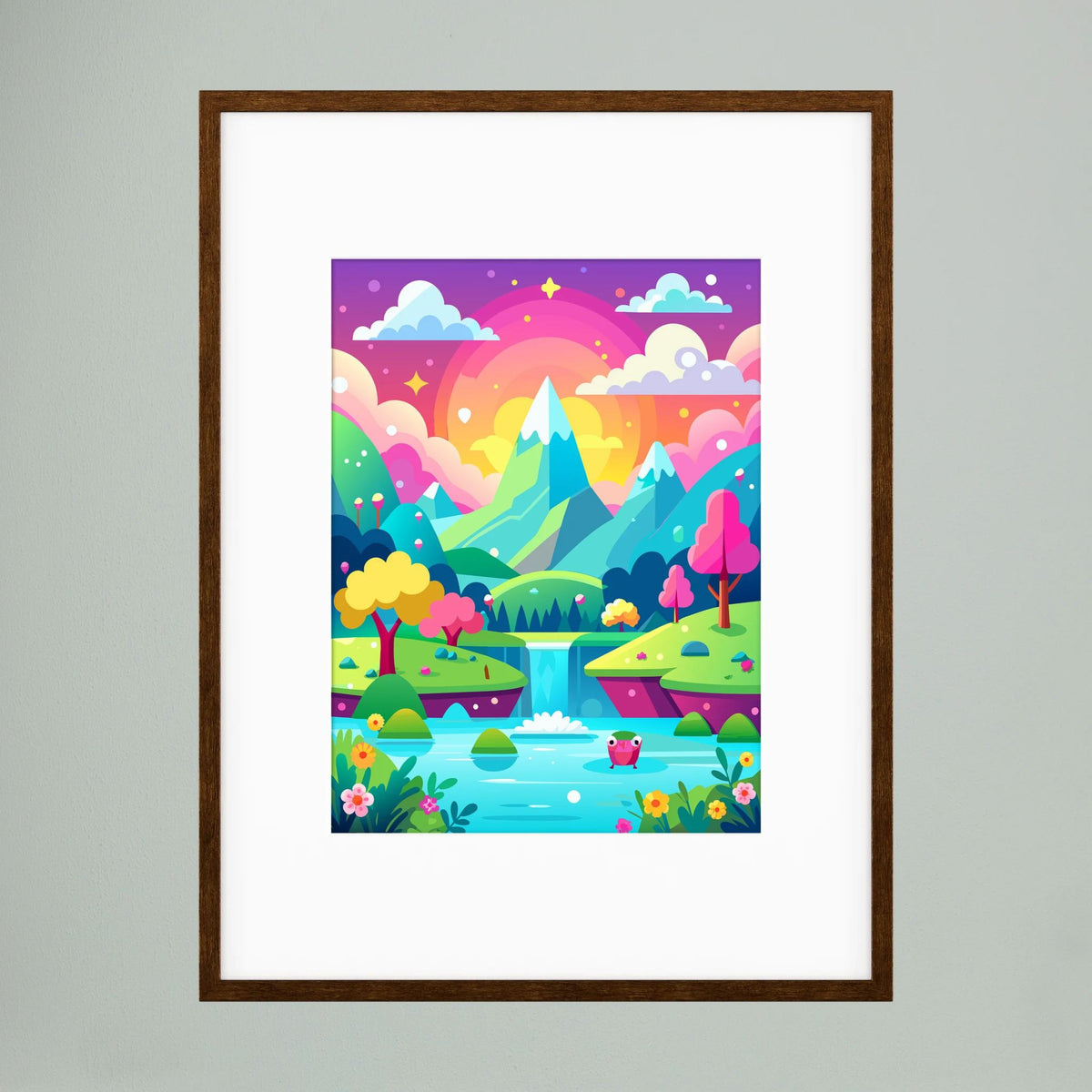 Kawaii Landscape Print 1