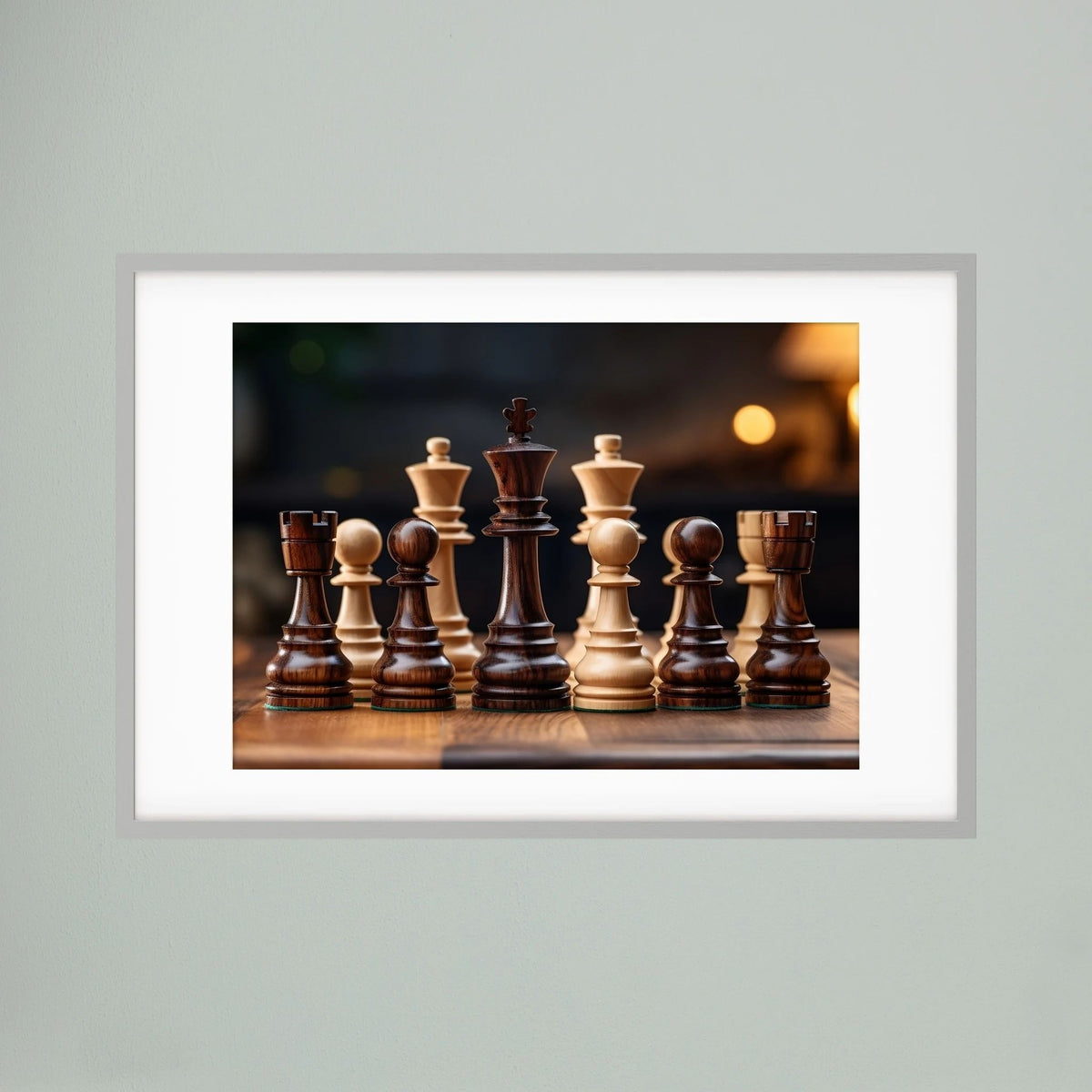 Chess Pieces Print