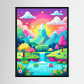 Kawaii Landscape Print 1