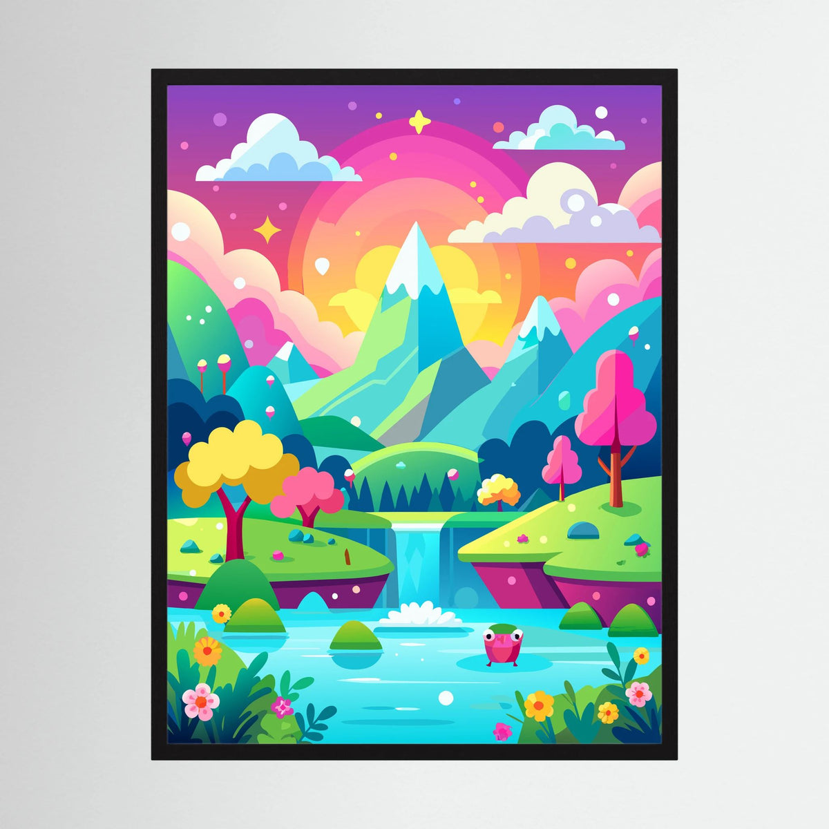 Kawaii Landscape Print 1