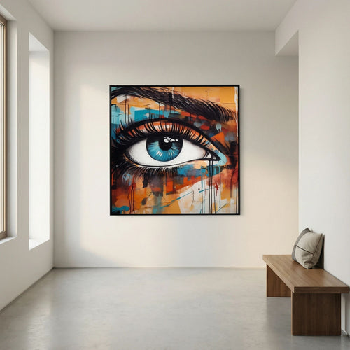Abstract Eye Canvas
