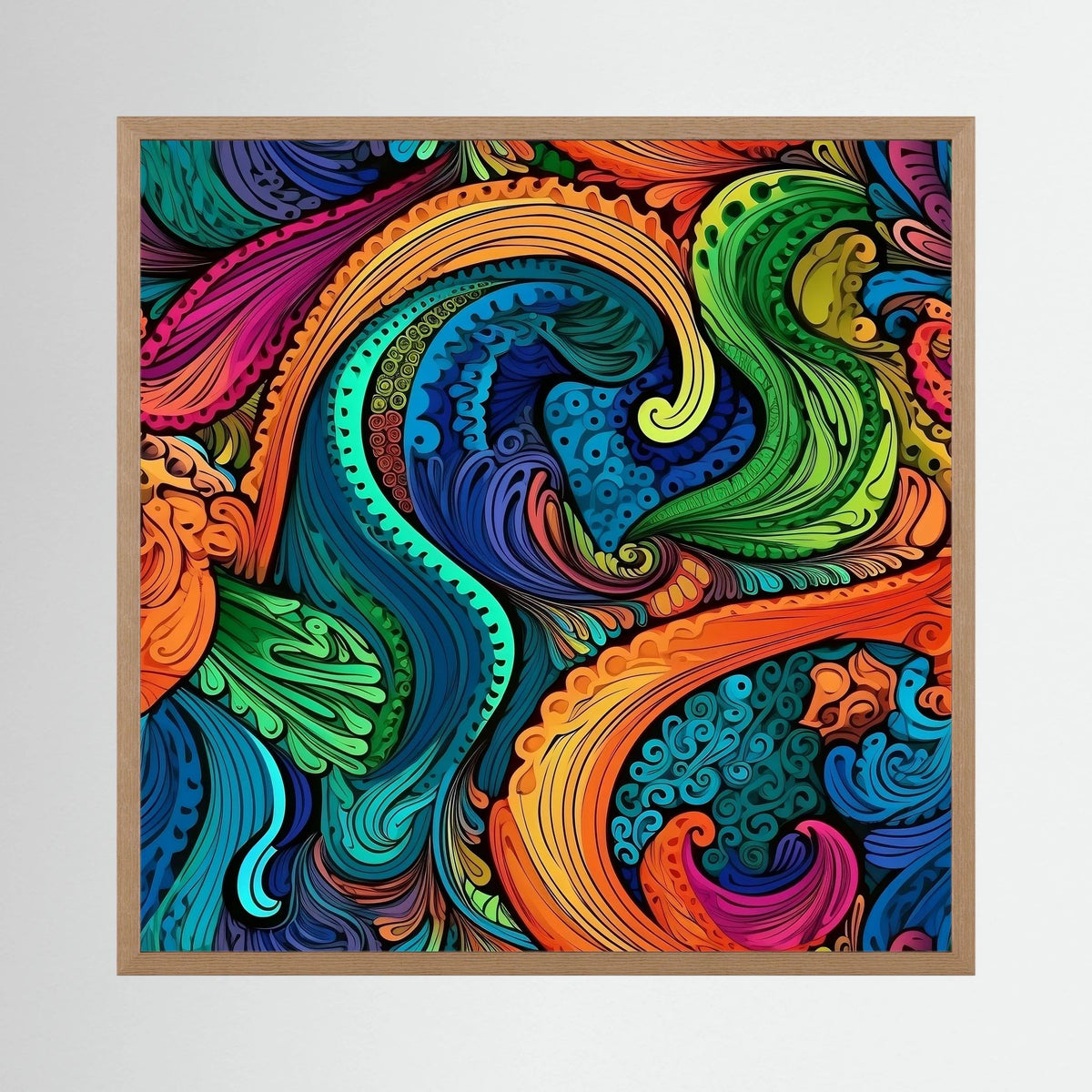 Psychedelic Paisley Print
