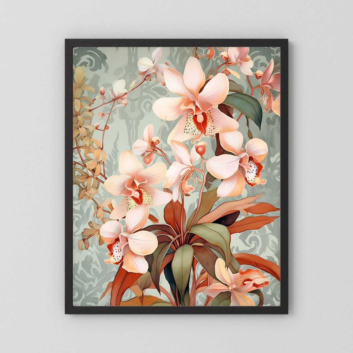Vintage Orchid Print