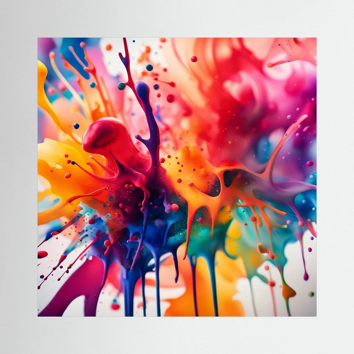 Rainbow Splash Canvas