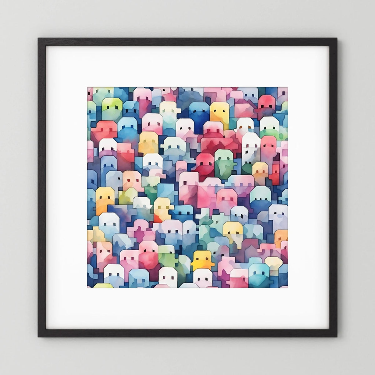 Little Faces Print