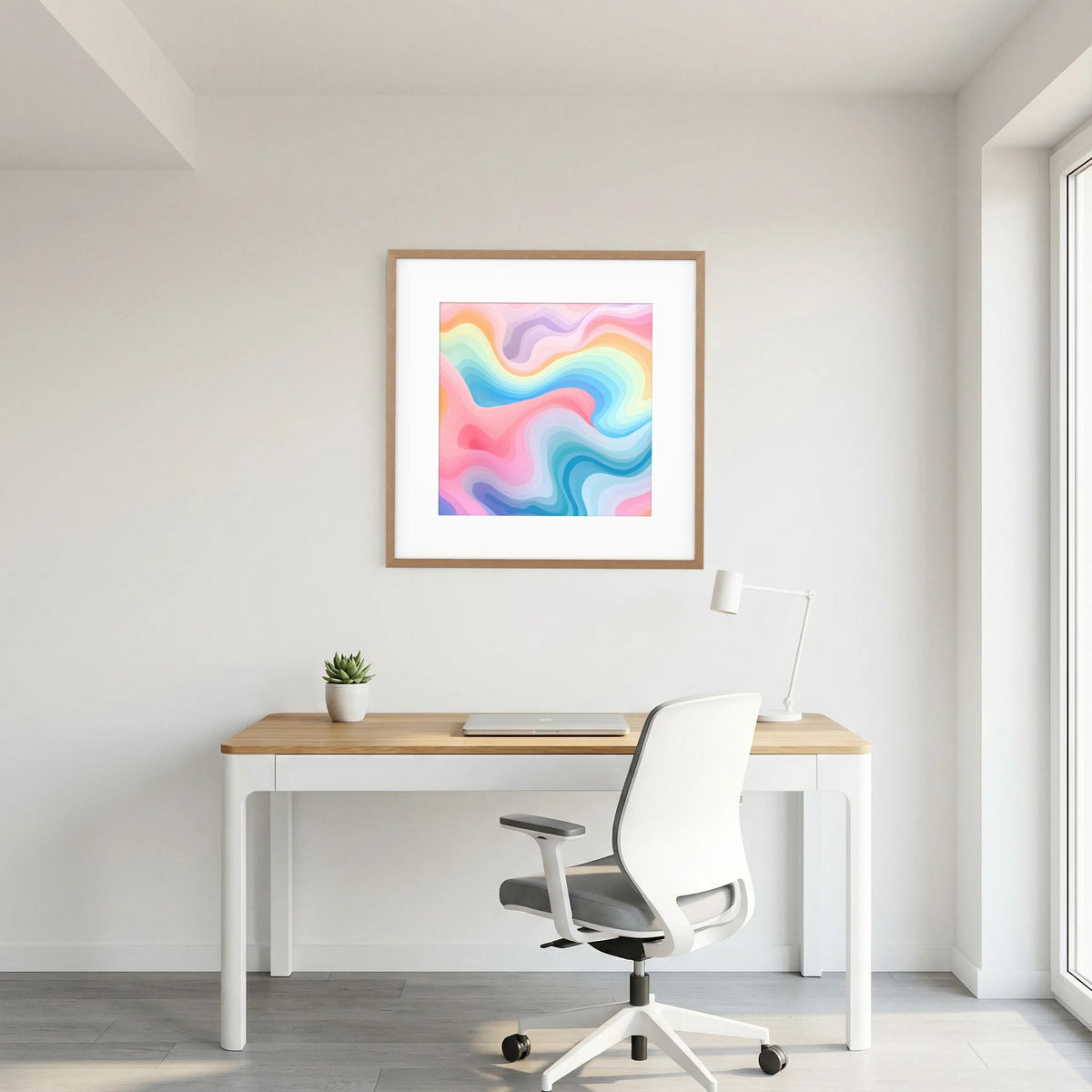 Pastel Waves Print 2