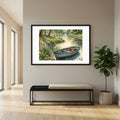 River Fishing Print