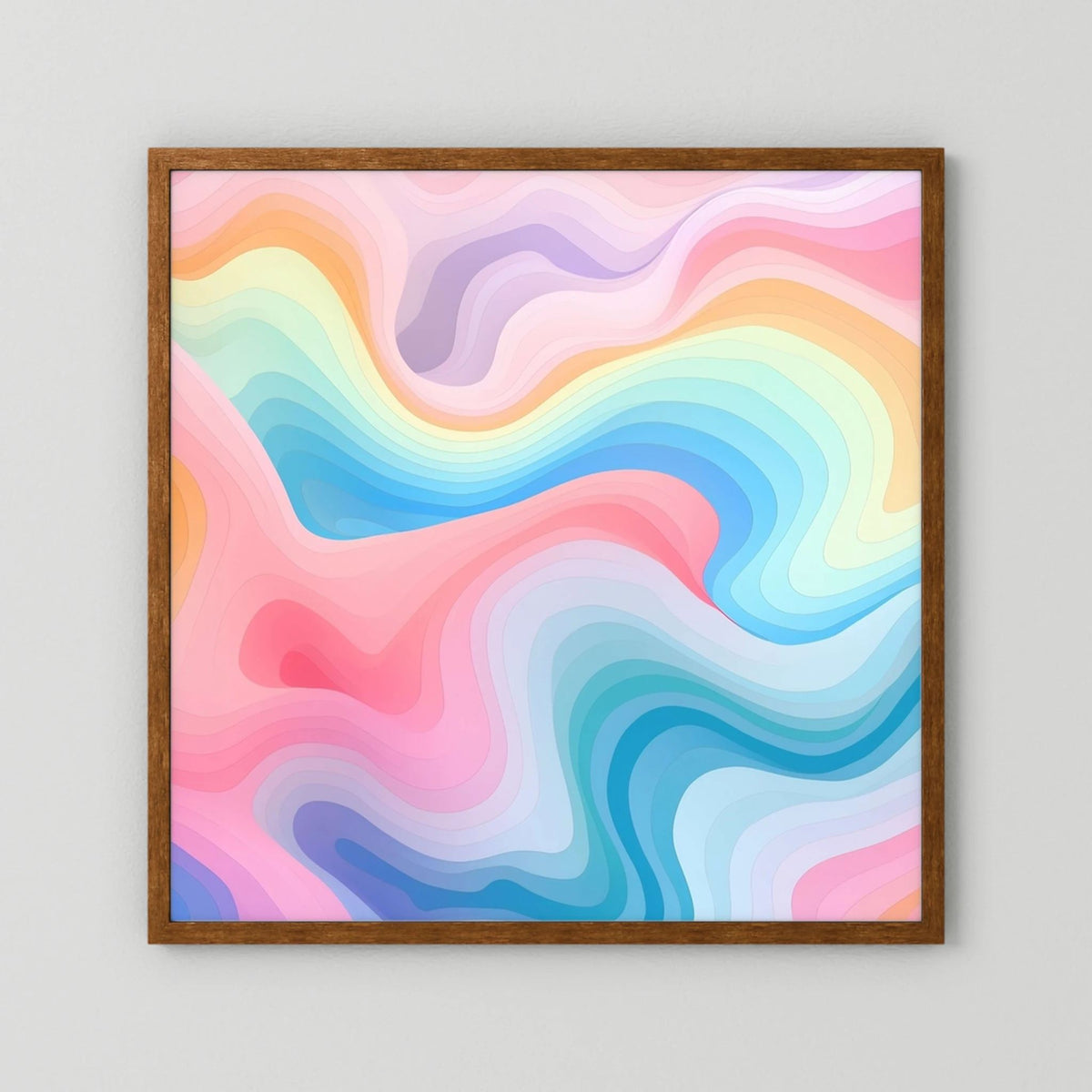Pastel Waves Print 2