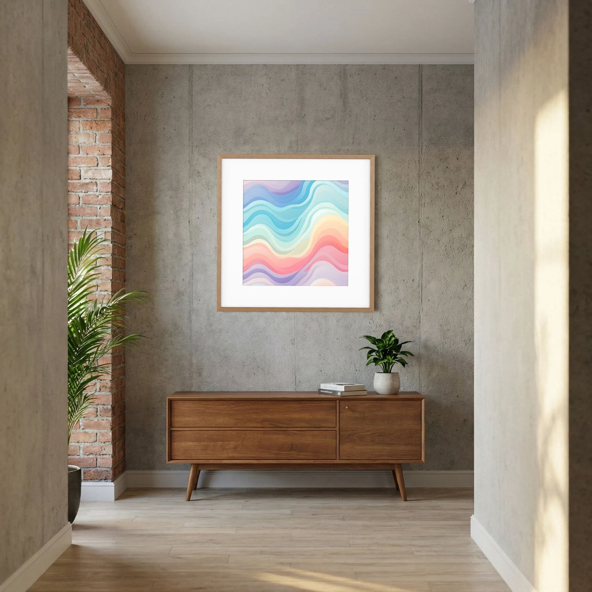 Pastel Waves Print 1