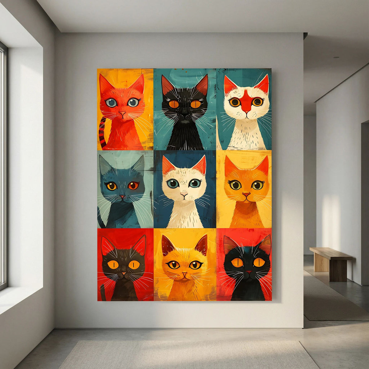 Cat Portrait 1 Canvas