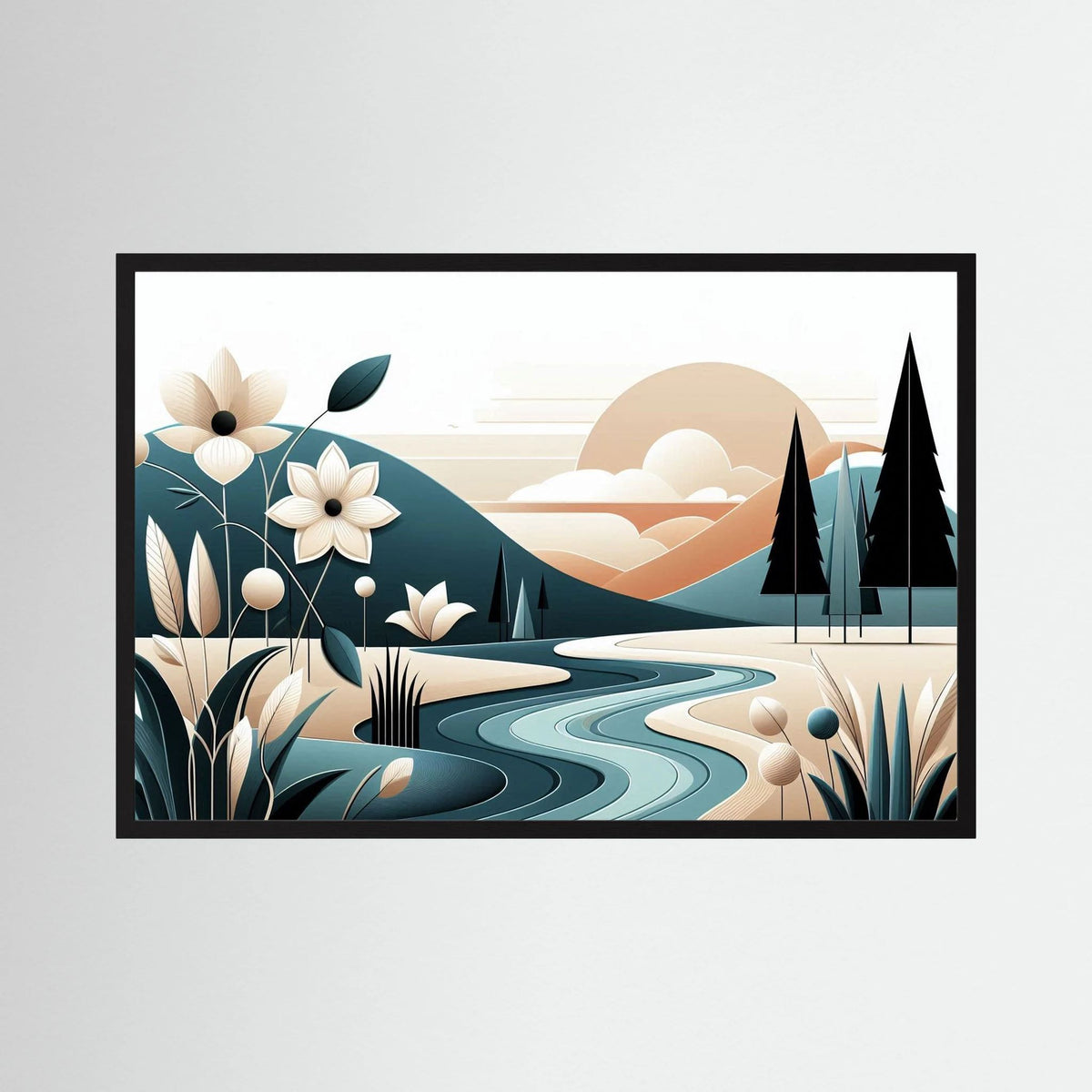 Winding River Print