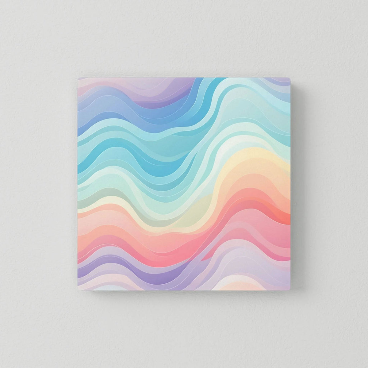 Pastel Waves Canvas 1