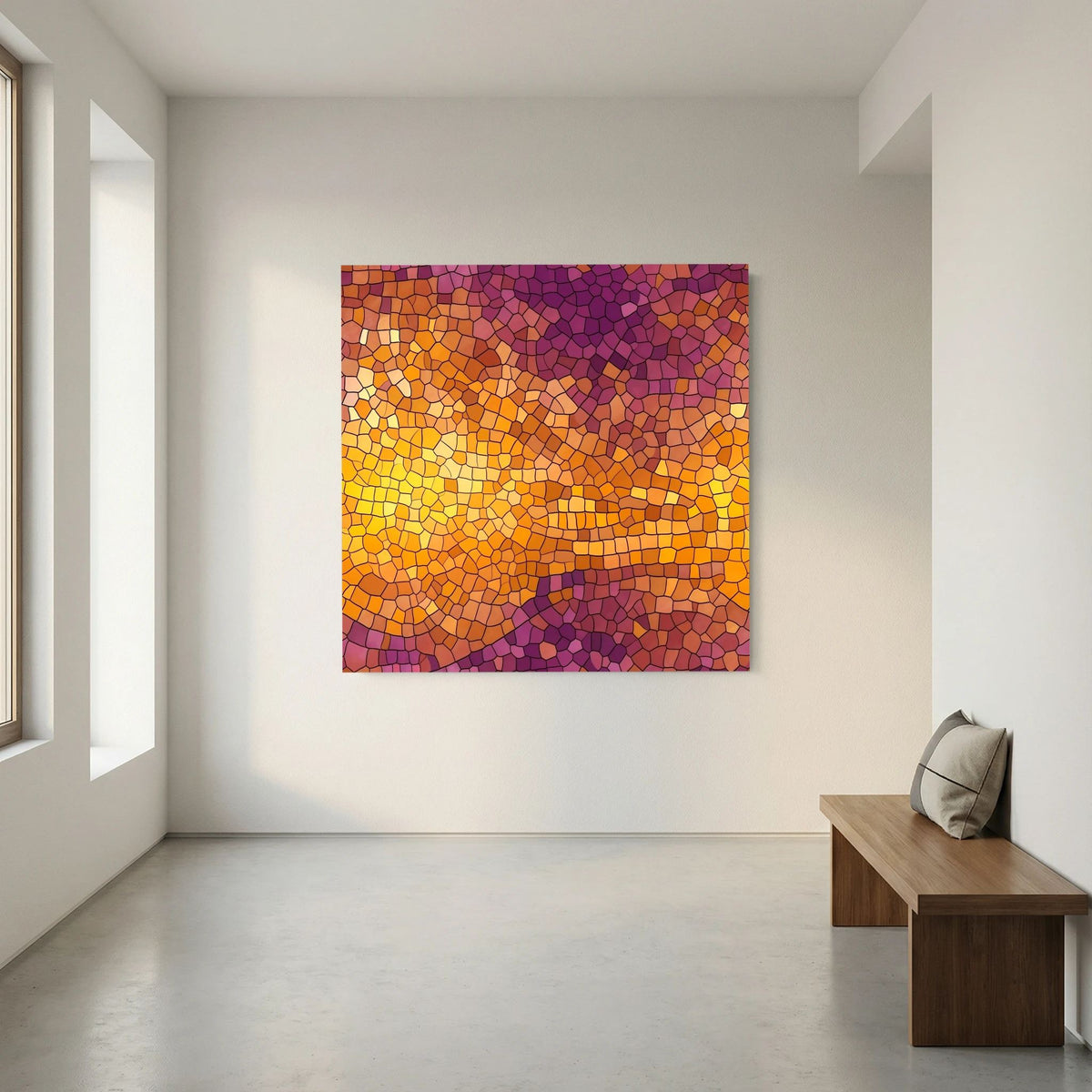 Sunset Mosaic Canvas
