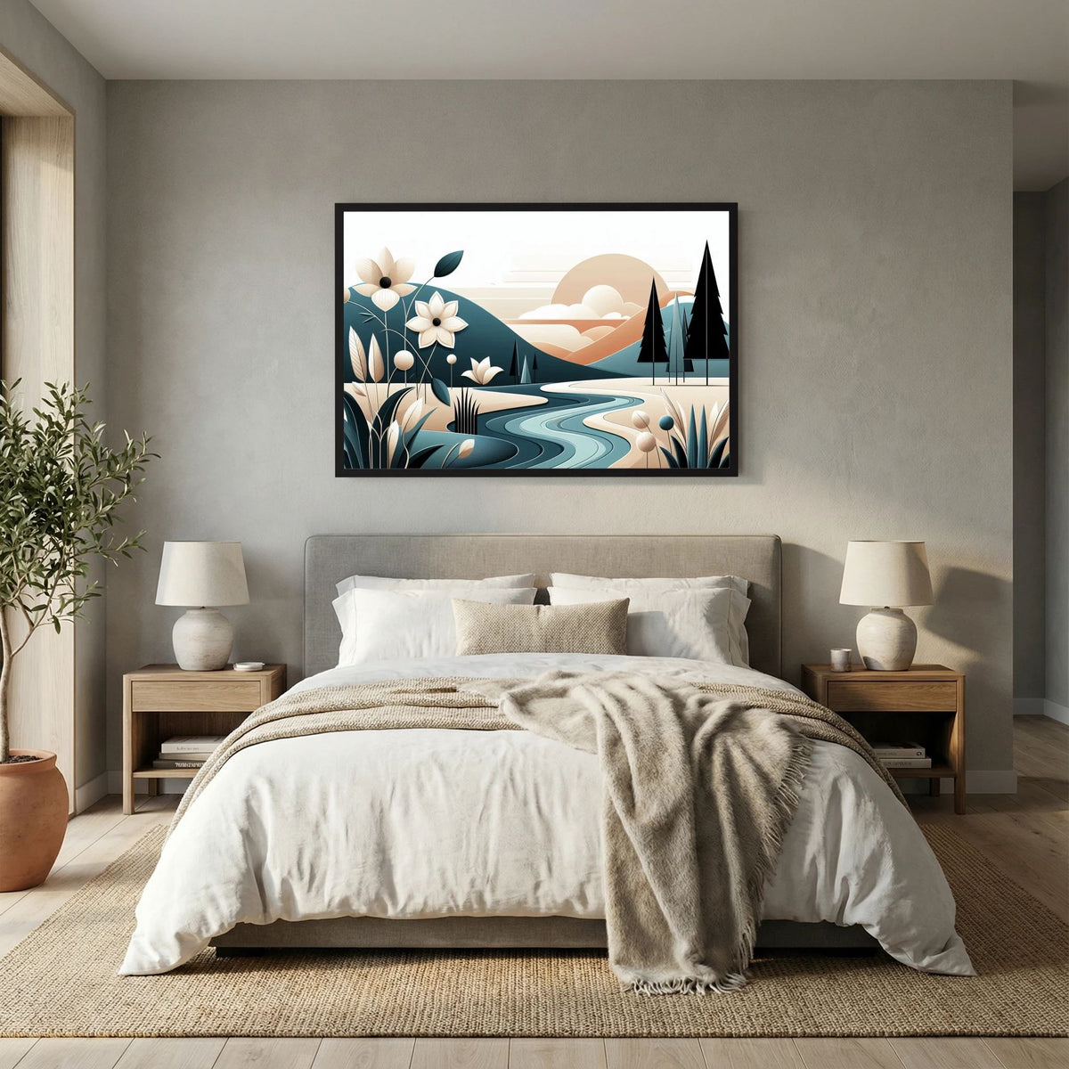 Winding River Print