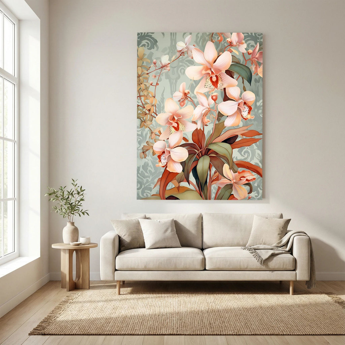 Vintage Orchid Canvas