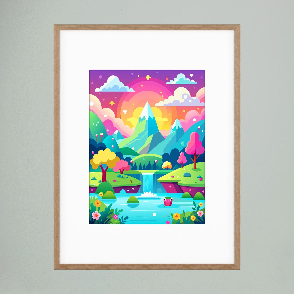 Kawaii Landscape Print 1