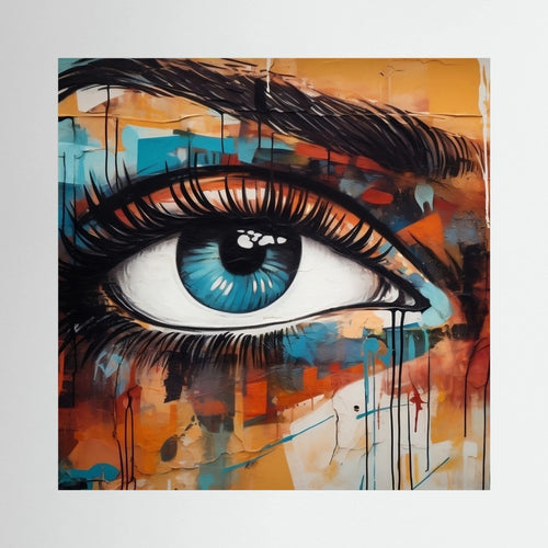 Abstract Eye Canvas