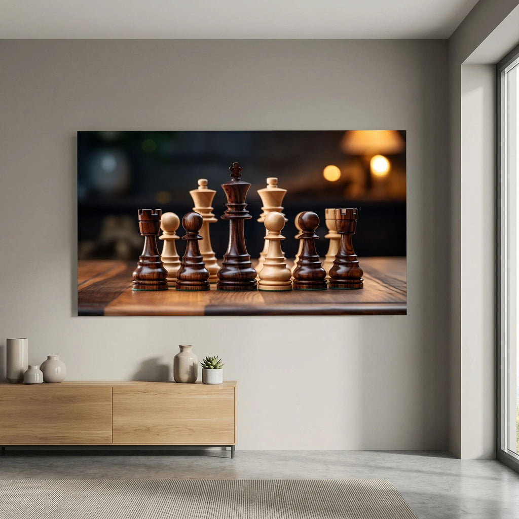 Chess Pieces Canvas